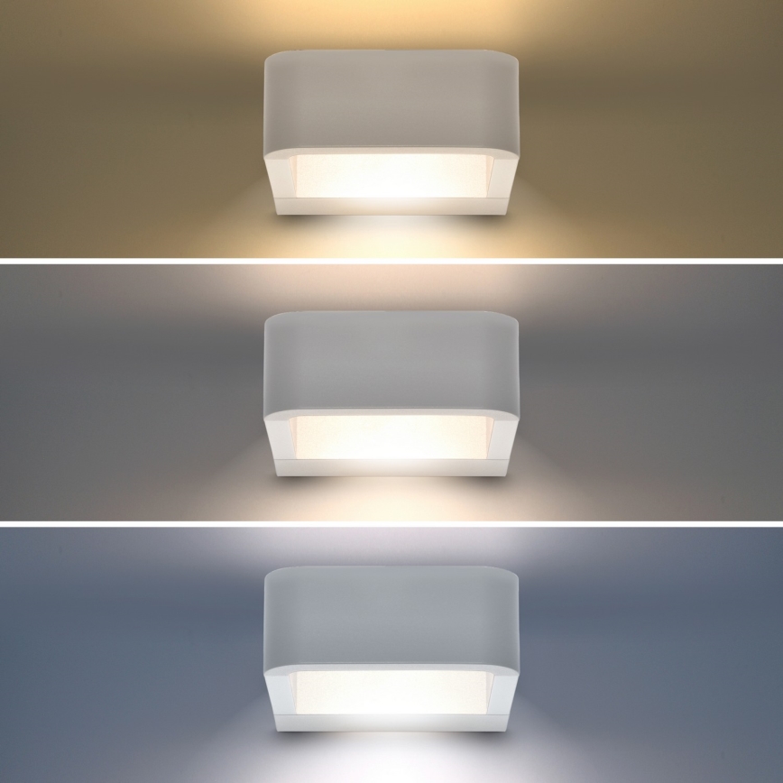 Brilagi - Επιτοίχιο φωτιστικό εξωτερικού χώρου LED BARI LED/7W/230V 3000/4000/6000K λευκό IP54