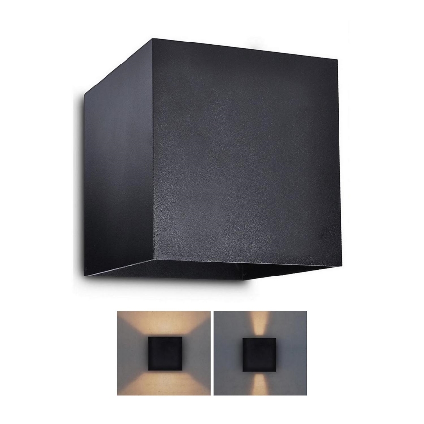 Brilagi - Επιτοίχιο φωτιστικό εξωτερικού χώρου LED CUBE LED/6W/230V IP54