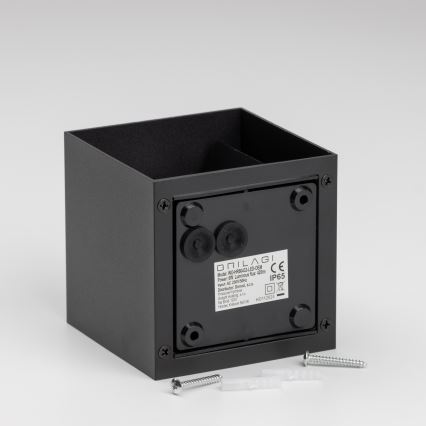 Brilagi - Επιτοίχιο φωτιστικό εξωτερικού χώρου LED CUBE LED/6W/230V IP54