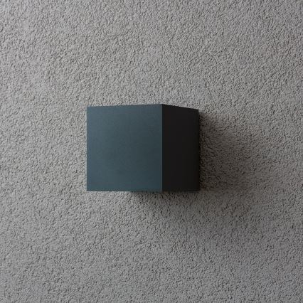 Brilagi - Επιτοίχιο φωτιστικό εξωτερικού χώρου LED CUBE LED/6W/230V ανθρακί IP54