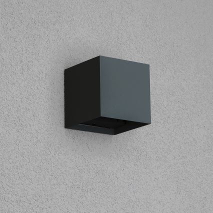 Brilagi - Επιτοίχιο φωτιστικό εξωτερικού χώρου LED CUBE LED/6W/230V ανθρακί IP54