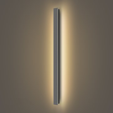 Brilagi - Επιτοίχιο φωτιστικό εξωτερικού χώρου LED LINEAR, 22W, 230V, 3000K, IP65, 100 cm, ανθρακί