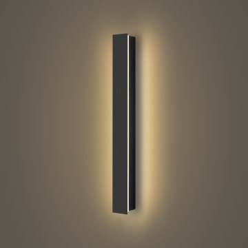 Brilagi - Επιτοίχιο φωτιστικό εξωτερικού χώρου LED LINEAR LED/12W/230V 3000K IP65 50 cm μαύρο