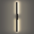 Brilagi - Επιτοίχιο φωτιστικό εξωτερικού χώρου LED LUNA LED/24W/230V 4000K IP65 100 cm μαύρο