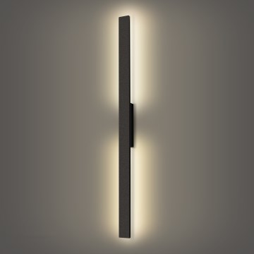 Brilagi - Επιτοίχιο φωτιστικό εξωτερικού χώρου LED LUNA LED/24W/230V 4000K IP65 100 cm μαύρο