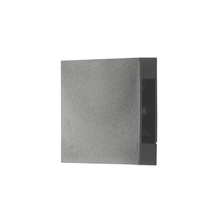 Brilagi - Επιτοίχιο φωτιστικό εξωτερικού χώρου LED QUADRAY LED/4W/230V ανθρακί IP65