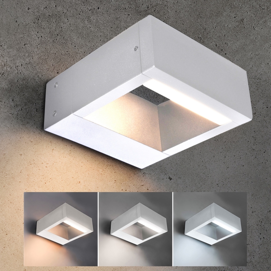 Brilagi - Επιτοίχιο φωτιστικό εξωτερικού χώρου LED RAGUSA LED/7W/230V 3000/4000/6000K λευκό IP54