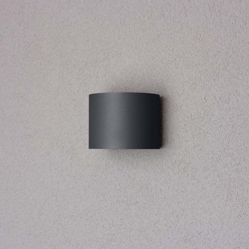 Brilagi - Επιτοίχιο φωτιστικό εξωτερικού χώρου LED RONDO LED/6W/230V ανθρακί IP54