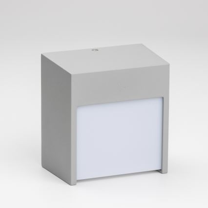 Brilagi - Επιτοίχιο φωτιστικό εξωτερικού χώρου LED TERNI LED/12W/230V γκρι IP44