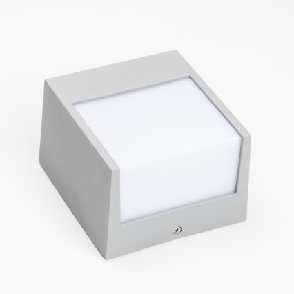 Brilagi - Επιτοίχιο φωτιστικό εξωτερικού χώρου LED TERNI LED/12W/230V γκρι IP44