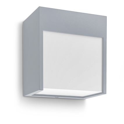 Brilagi - Επιτοίχιο φωτιστικό εξωτερικού χώρου LED TERNI LED/12W/230V γκρι IP44