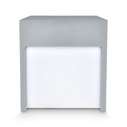 Brilagi - Επιτοίχιο φωτιστικό εξωτερικού χώρου LED TERNI LED/12W/230V γκρι IP44