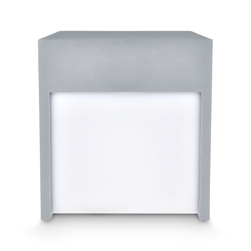 Brilagi - Επιτοίχιο φωτιστικό εξωτερικού χώρου LED TERNI LED/12W/230V γκρι IP44