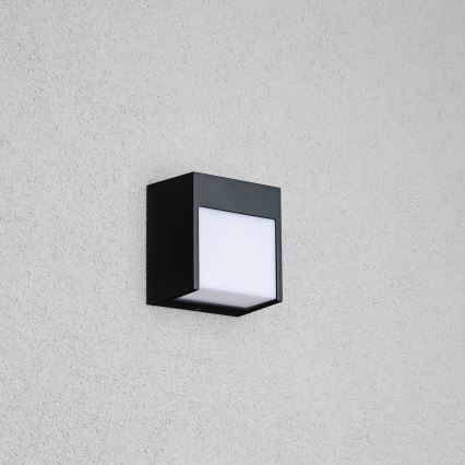 Brilagi - Επιτοίχιο φωτιστικό εξωτερικού χώρου LED TERNI LED/12W/230V μαύρο IP44