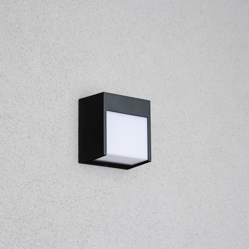 Brilagi - Επιτοίχιο φωτιστικό εξωτερικού χώρου LED TERNI LED/12W/230V μαύρο IP44