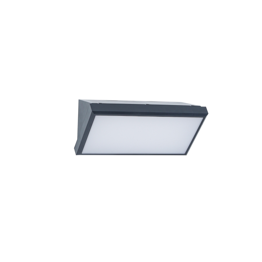 Brilagi - Επιτοίχιο φωτιστικό εξωτερικού χώρου LED TRIANGLE LED/20W/230V 3000/4000/6500K ανθρακί IP65