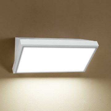 Brilagi - Επιτοίχιο φωτιστικό εξωτερικού χώρου LED TRIANGLE LED/20W/230V λευκό IP65