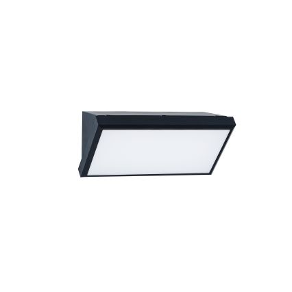Brilagi - Επιτοίχιο φωτιστικό εξωτερικού χώρου LED TRIANGLE LED/20W/230V μαύρο IP65