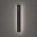 Brilagi - Επιτοίχιο φωτιστικό εξωτερικού χώρου LINEAR LED/12W/230V 4000K IP65 50 cm μαύρο