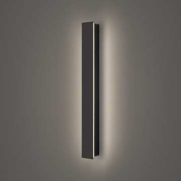Brilagi - Επιτοίχιο φωτιστικό εξωτερικού χώρου LINEAR LED/12W/230V 4000K IP65 50 cm μαύρο