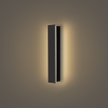 Brilagi - Επιτοίχιο φωτιστικό εξωτερικού χώρου LINEAR LED/8W/230V 3000K IP65 30 cm μαύρο