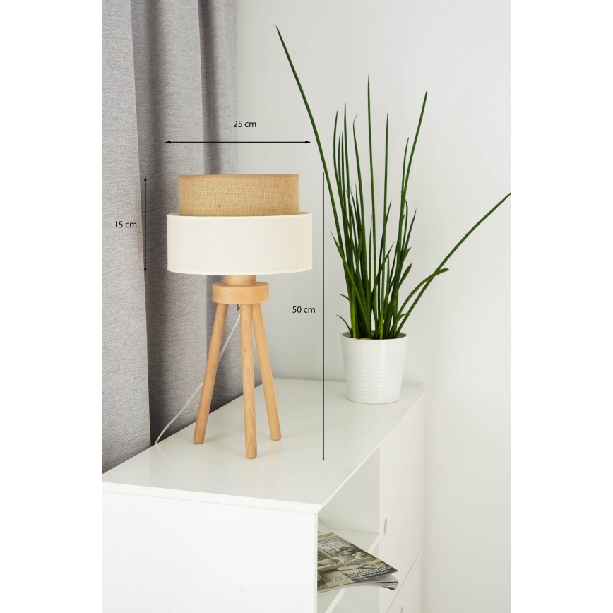 Brilagi - Επιτραπέζια λάμπα LED BOHO STYLE 1xE27/15W/230V