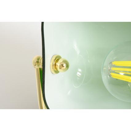 Brilagi - Επιτραπέζιο φωτιστικό BANK OFFICE 1xE27/60W/230V μαύρο/χρυσό/πράσινο