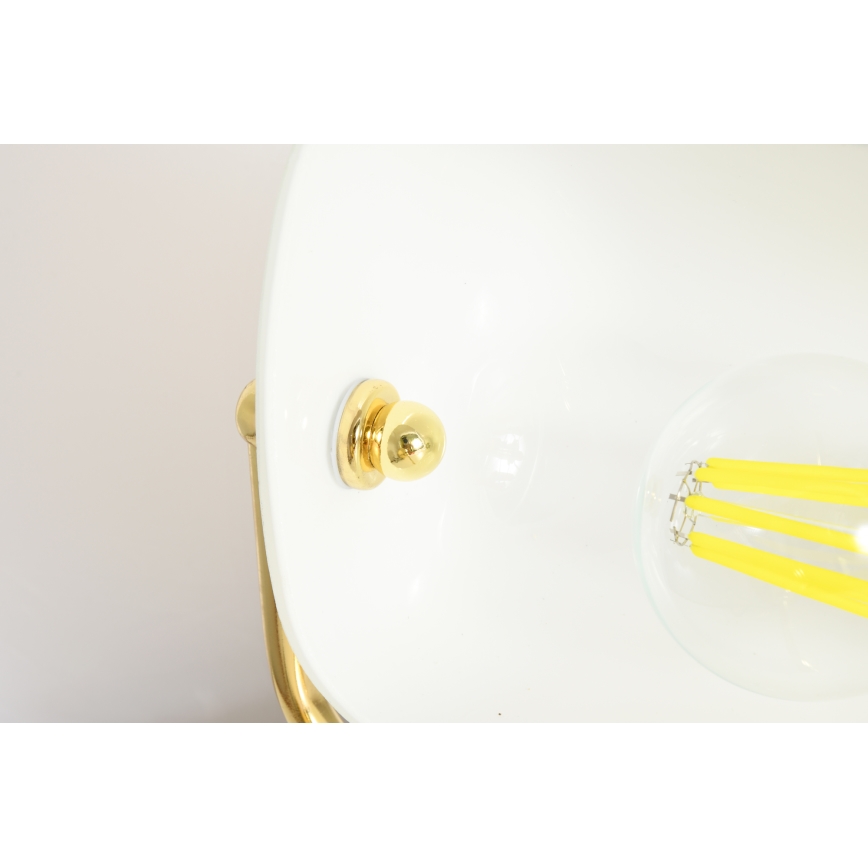 Brilagi - Επιτραπέζιο φωτιστικό BANK OFFICE 1xE27/60W/230V χρυσό/λευκό