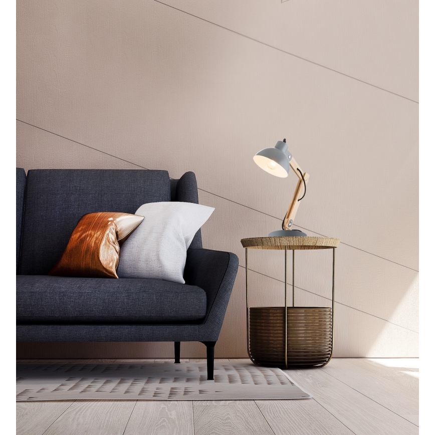 Brilagi - Επιτραπέζιο φωτιστικό FOCUS 1xE27/40W/230V γκρι