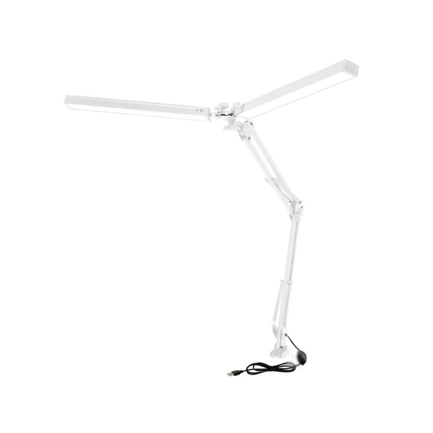 Brilagi - LED Dimming εύκαμπτο Επιτραπέζιο φωτιστικό VARIO 2xLED/14W/230V 3000-6000K λευκό
