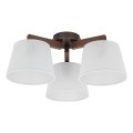Brilagi - Επιφανειακό φωτιστικό οροφής LATTE 3xE27/60W/230V πεύκο/λευκό