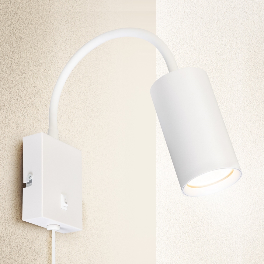 Brilagi - Εύκαμπτο φωτιστικό τοίχου SELE 1xGU10/30W/230V λευκό