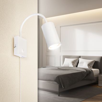 Brilagi - Εύκαμπτο φωτιστικό τοίχου SELE 1xGU10/30W/230V λευκό