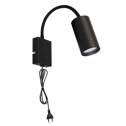 Brilagi - Εύκαμπτο φωτιστικό τοίχου SELE 1xGU10/30W/230V μαύρο