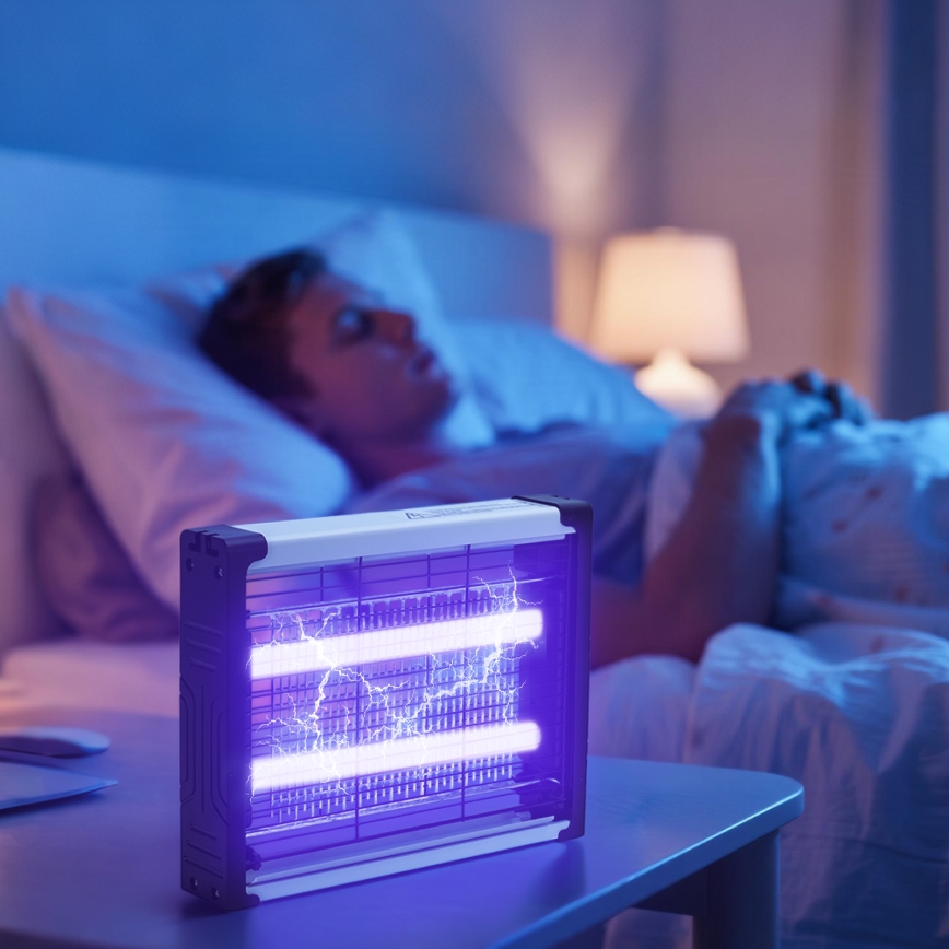 Brilagi - Ηλεκτρική LED παγίδα εντόμων UV 2xLED/3W/230V 30 m2