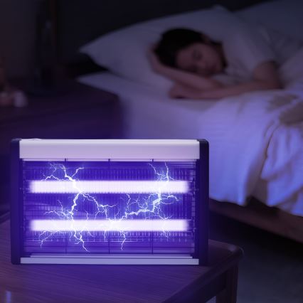 Brilagi - Ηλεκτρική παγίδα εντόμων 2xUV/15W/230V 80 m2
