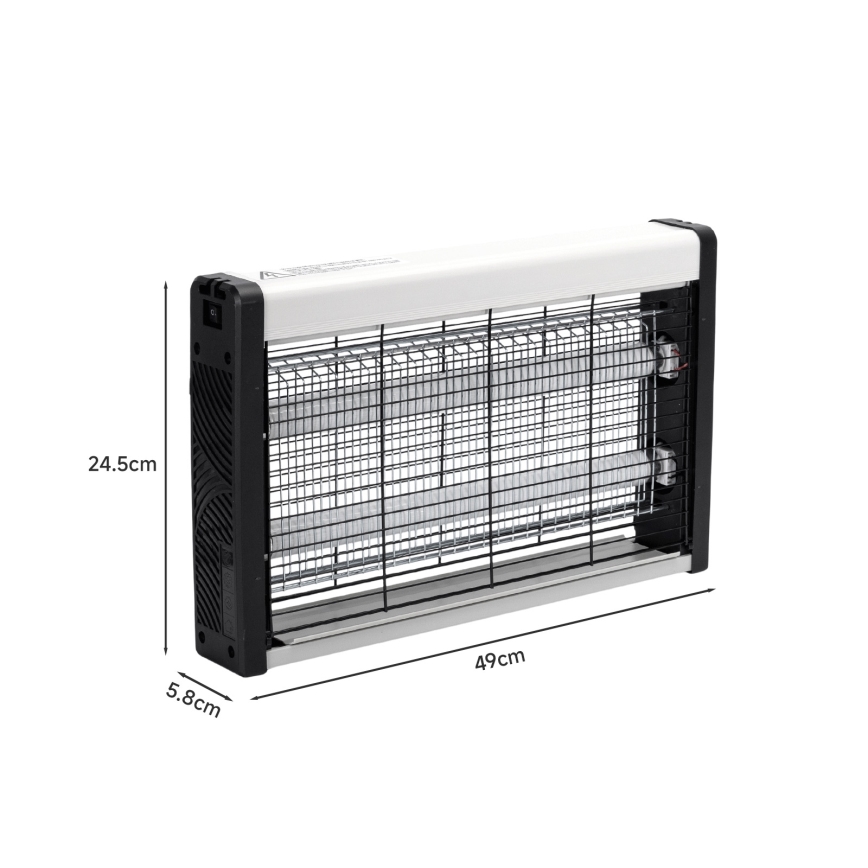 Brilagi - Ηλεκτρική παγίδα εντόμων 2xUV/15W/230V 80 m2