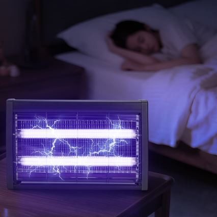 Brilagi - Ηλεκτρική παγίδα εντόμων 2xUV/20W/230V 100 m²