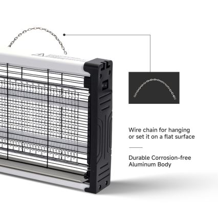 Brilagi - Ηλεκτρική παγίδα εντόμων 2xUV/2W/230V 20 m2