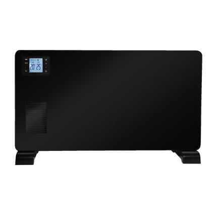 Brilagi - Ηλεκτρικός θερμοπομπός 1000/1300/2300W LCD/timer/TURBO/θερμοστάτης μαύρο + τηλεχειριστήριο