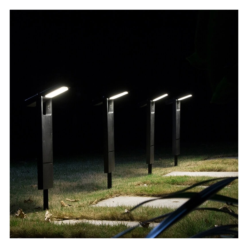 Brilagi - Ηλιακή λάμπα LED ΗΛΙΟΣ SPIKE LED/4W/3,7V 2200 mAh IP44