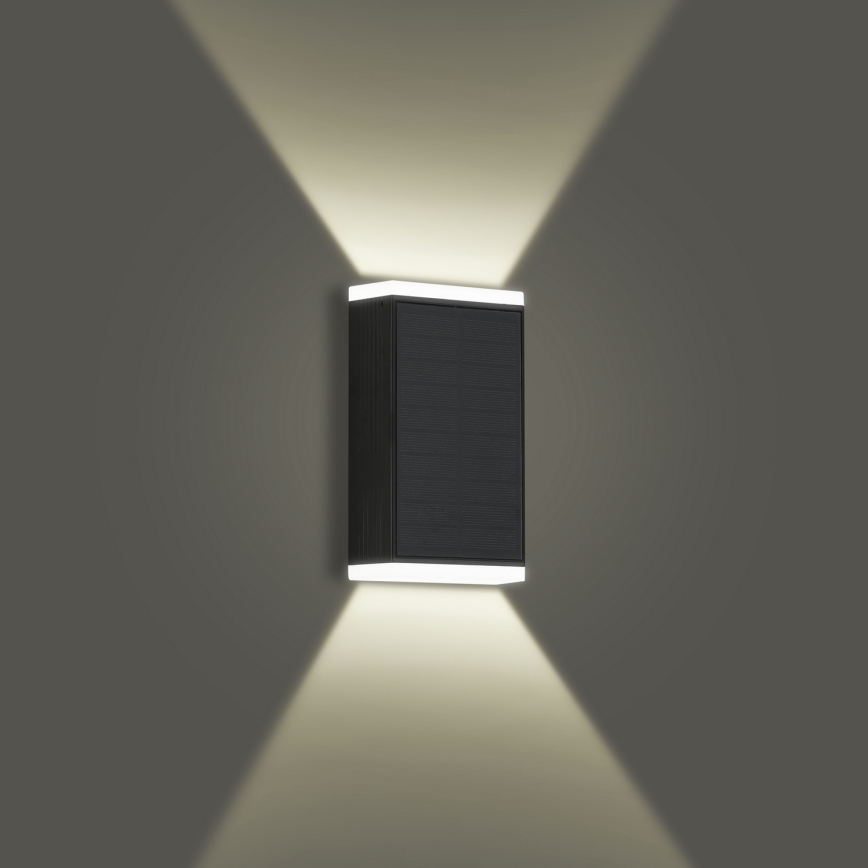 Brilagi - Ηλιακό φωτιστικό τοίχου LED ΗΛΙΟΣ GUARD LED/2W/3,7V 2000 mAh IP45