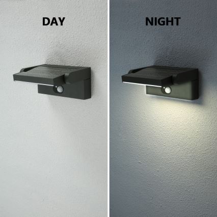 Brilagi - Ηλιακό φωτιστικό τοίχου LED με αισθητήρα ANKLE LED/3,5W/3,7V 2200 mAh IP54