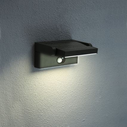 Brilagi - Ηλιακό φωτιστικό τοίχου LED με αισθητήρα ANKLE LED/3,5W/3,7V 2200 mAh IP54