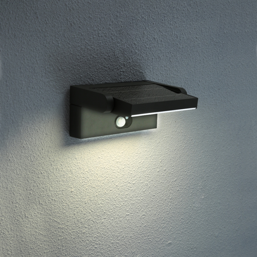 Brilagi - Ηλιακό φωτιστικό τοίχου LED με αισθητήρα ANKLE LED/3,5W/3,7V 2200 mAh IP54