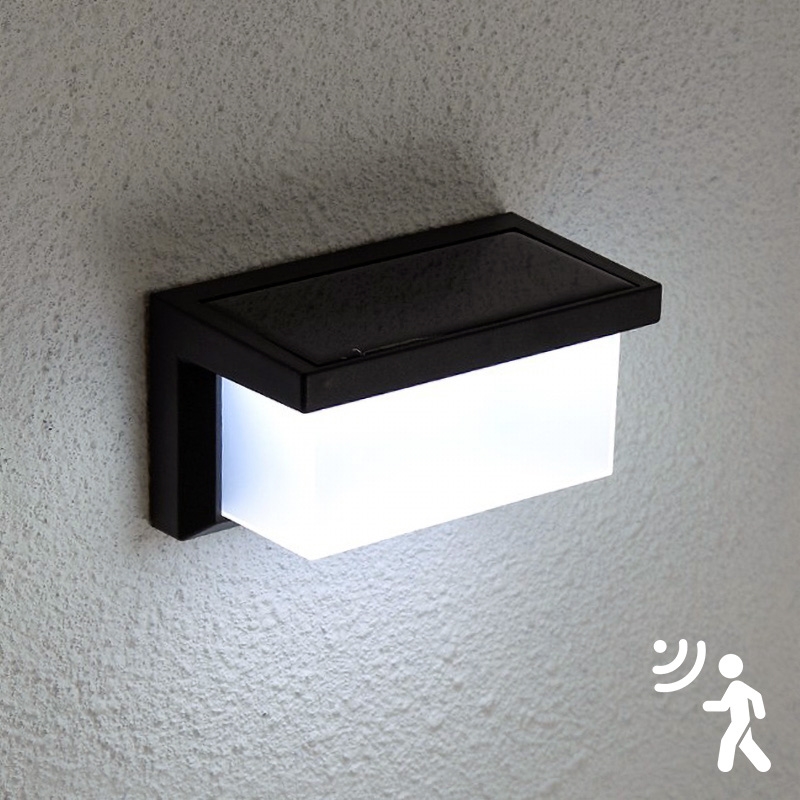 Brilagi - Ηλιακό φωτιστικό τοίχου LED με αισθητήρα BRICK LED/12W/5,5V 1200 mAh IP65