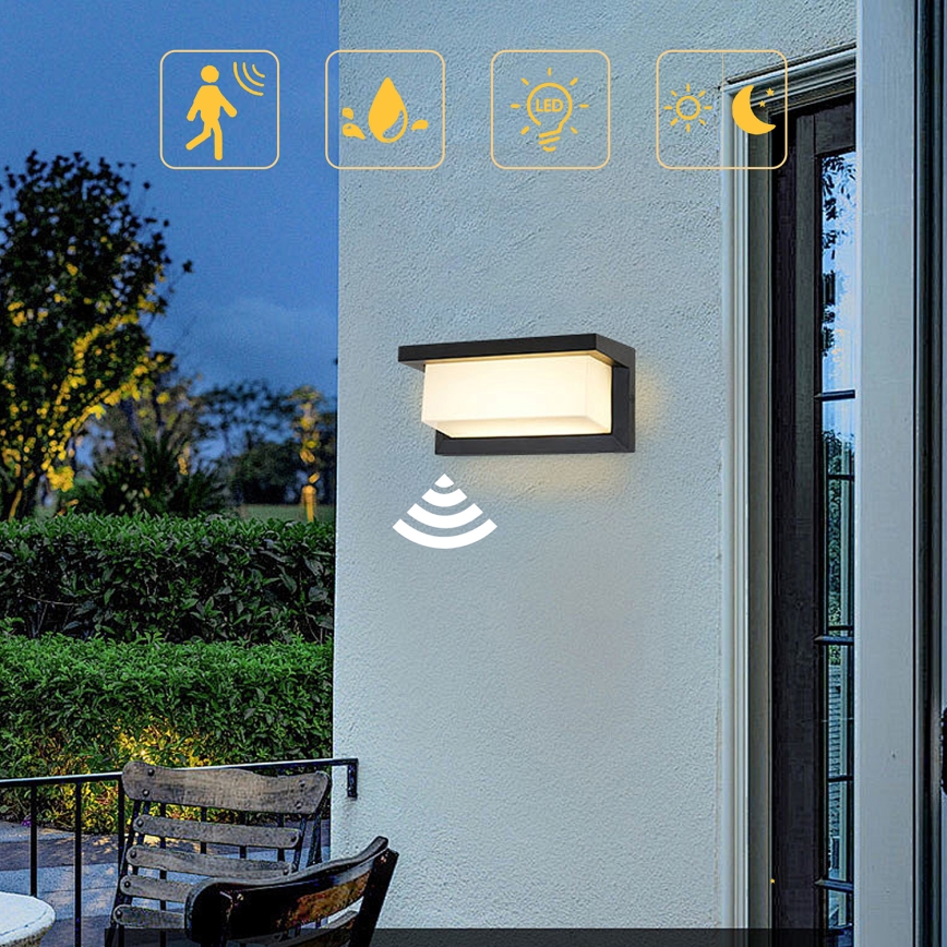 Brilagi - Ηλιακό φωτιστικό τοίχου LED με αισθητήρα BRICKY LED/5W/6V 4000 mAh IP65