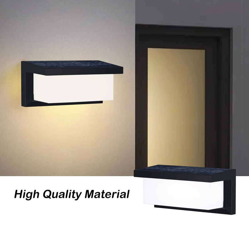 Brilagi - Ηλιακό φωτιστικό τοίχου LED με αισθητήρα BRICKY LED/5W/6V 4000 mAh IP65