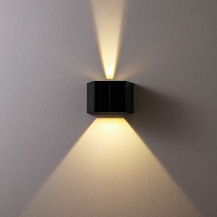 Brilagi - Ηλιακό φωτιστικό τοίχου LED με αισθητήρα SOLAR CUBE LED/2W/3,2V 1300 mAh IP54