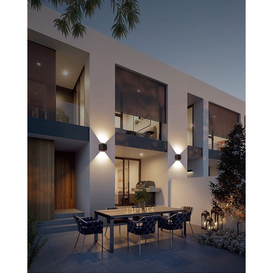 Brilagi - Ηλιακό φωτιστικό τοίχου LED με αισθητήρα SOLAR CUBE LED/2W/3,2V 1300 mAh IP54